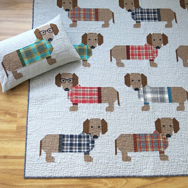 Weiner Dog Quilt Pattern - Etsy