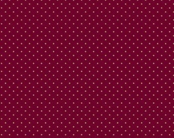 Merlot - Poppy Seeds by Laundry Basket Quilts, sold by the quarter yard