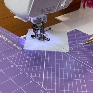 Sew Straight & Fabric Glide All Wrapped Up Into One, Sew Perfect 1/4" Seams Effortlessly, Stick Backing to Adhere to Surfaces