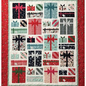 Pine Mountain Designs Pretty Packages Quilt Pattern is a Fun Holiday Quilt Pattern