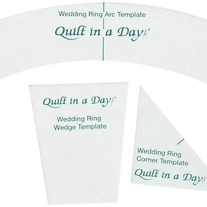Wedding Ring Template Set by Quilt in a Day