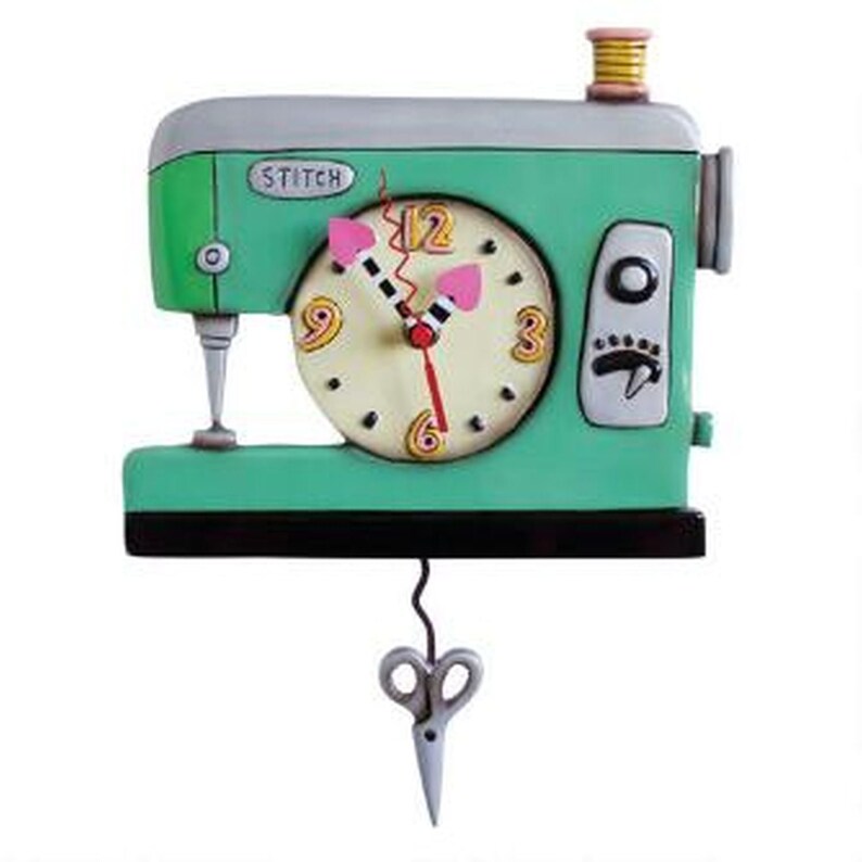Quilting Clocks Crafting Themed Wall Clock for Sewing Room or Etsy