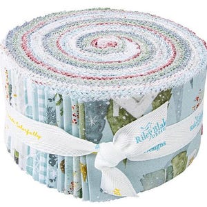 Riley Blake - Magical Winterland 2.5 inch Rolie Polie by Lisa Audit 40 pcs
