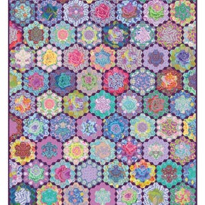 Collective Garden Quilt Kit from Free Spirit Fabrics - Featuring Kaffe Fassett and Tula Pink fabrics