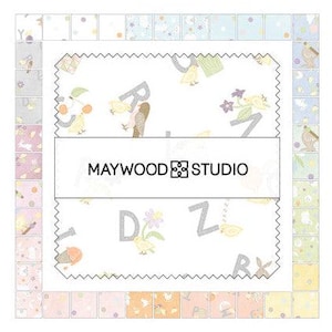 Little Chicks Flannel 5&quot; Squares by Bonnie Sullivan for Maywood Studio 42 pcs
