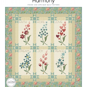 Harmony by Edyta Sitar for Laundry Basket Quilts - Pieced and appliqué quilt pattern