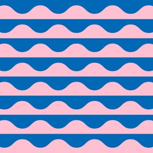 Wavy - Cotton Candy - Groove by Emily Van Hoff for Moda, cotton fabric sold by the quarter yard, choose your cut
