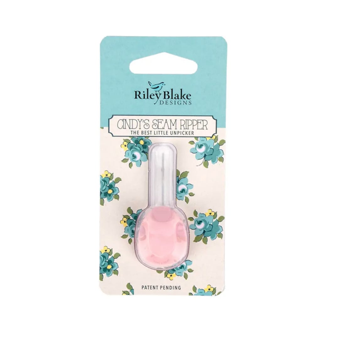 Pink Seam Ripper Cindy's Seam Ripper by Riley Blake - Pink, Cream, and Red Seam Notions ...