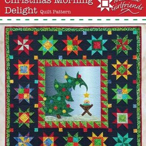 Christmas Morning Delight Quilt Pattern by Material Girlfriends,