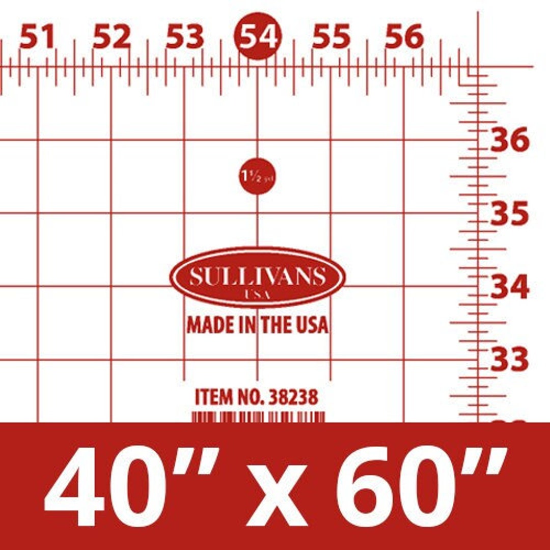 40 X 60 Cutting Mat With a 37 X 57 Grid Measures 0.085 Thick and Great