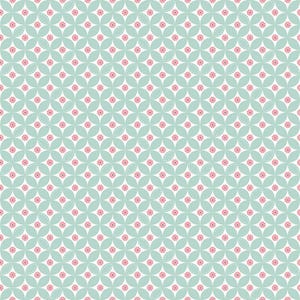 Daisies - Mint - Berry Market by Beverly McCullough for Riley Blake, cotton fabric sold by the quarter yard, choose your cut