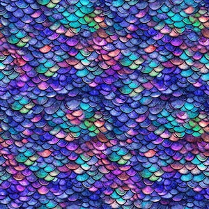 Dragon Scales - Royal - Dragon&#39;s Song by Morris Creative Group for Quilting Treasures Fabrics, sold by the quarter yard, choose your cut