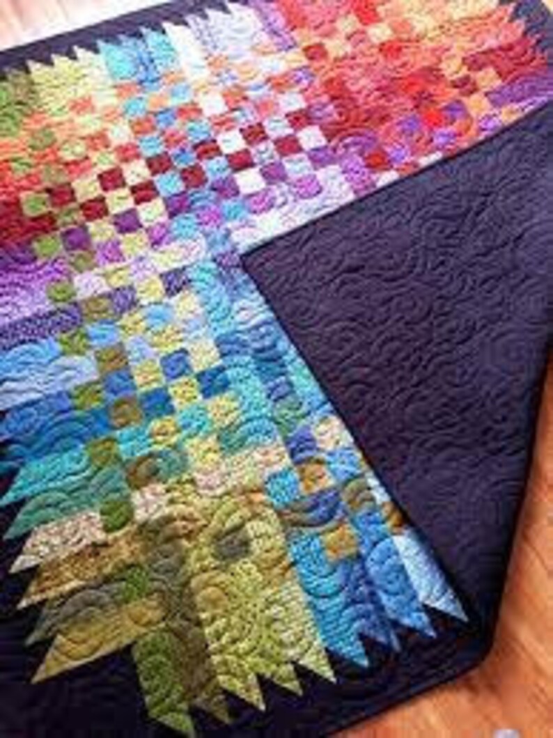 Over & Down Under Quilt Pattern by Bonnie Sullivan From All Etsy