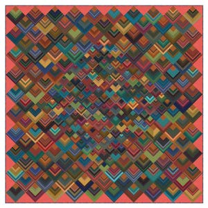 Handkerchief Quilt Kit by Kaffe Fassett Collective for Free Spirit Fabrics - Featuring cotton shot woven cotton fabric