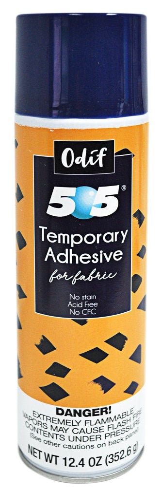 3 Pack of 505 Temporary Fabric Adhesive Spray From Odif Great for Minky  Strip Quilts 