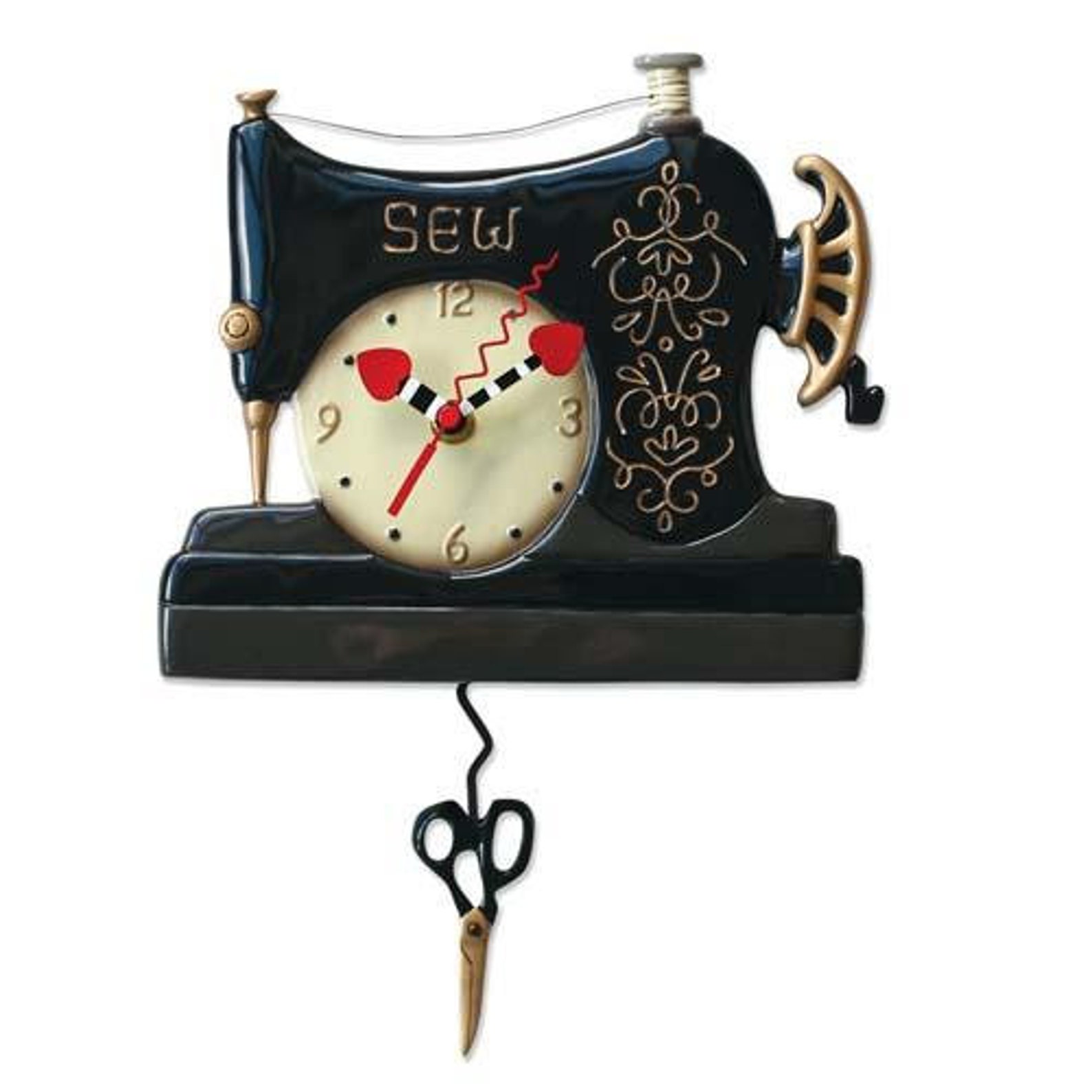 Quilting Clocks Crafting Themed Wall Clock for Sewing Room or Etsy