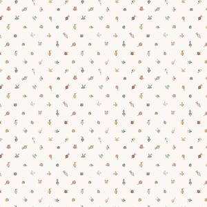 Dots - Cream - Cotton-tale by Bernadett Urbanovics for FIGO Fabrics, cotton fabric sold by the quarter yard, choose your cut