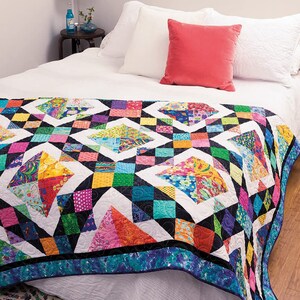 A New Twist Quilt Book by Nancy Mahoney - Turn 6 easy blocks into 12 colorful quilts image 3