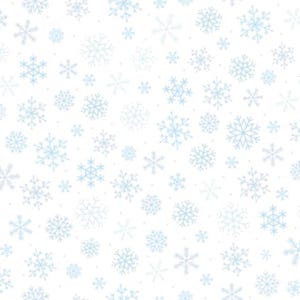 Snowflakes - Blue - Celebration by Kimberbell by Maywood Studio, cotton fabric sold by the quarter yard, choose your cut