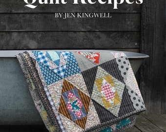 Jen Kingwell Quilt Recipes Book, Quilting Baking Book, D5204