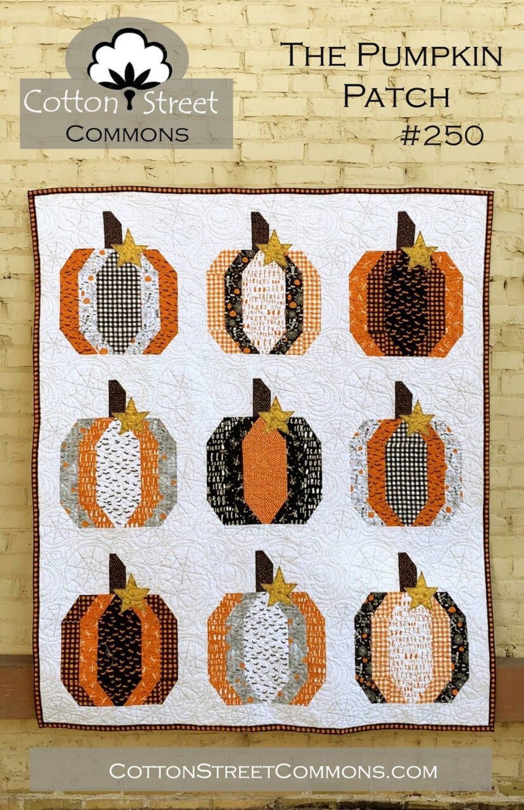 The Pumpkin Patch Quilt Pattern by Cotton Street Commons, Easy ...