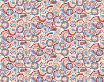 Afternoon Tea A- Liberty Garden Party Blue China - Liberty Fabrics