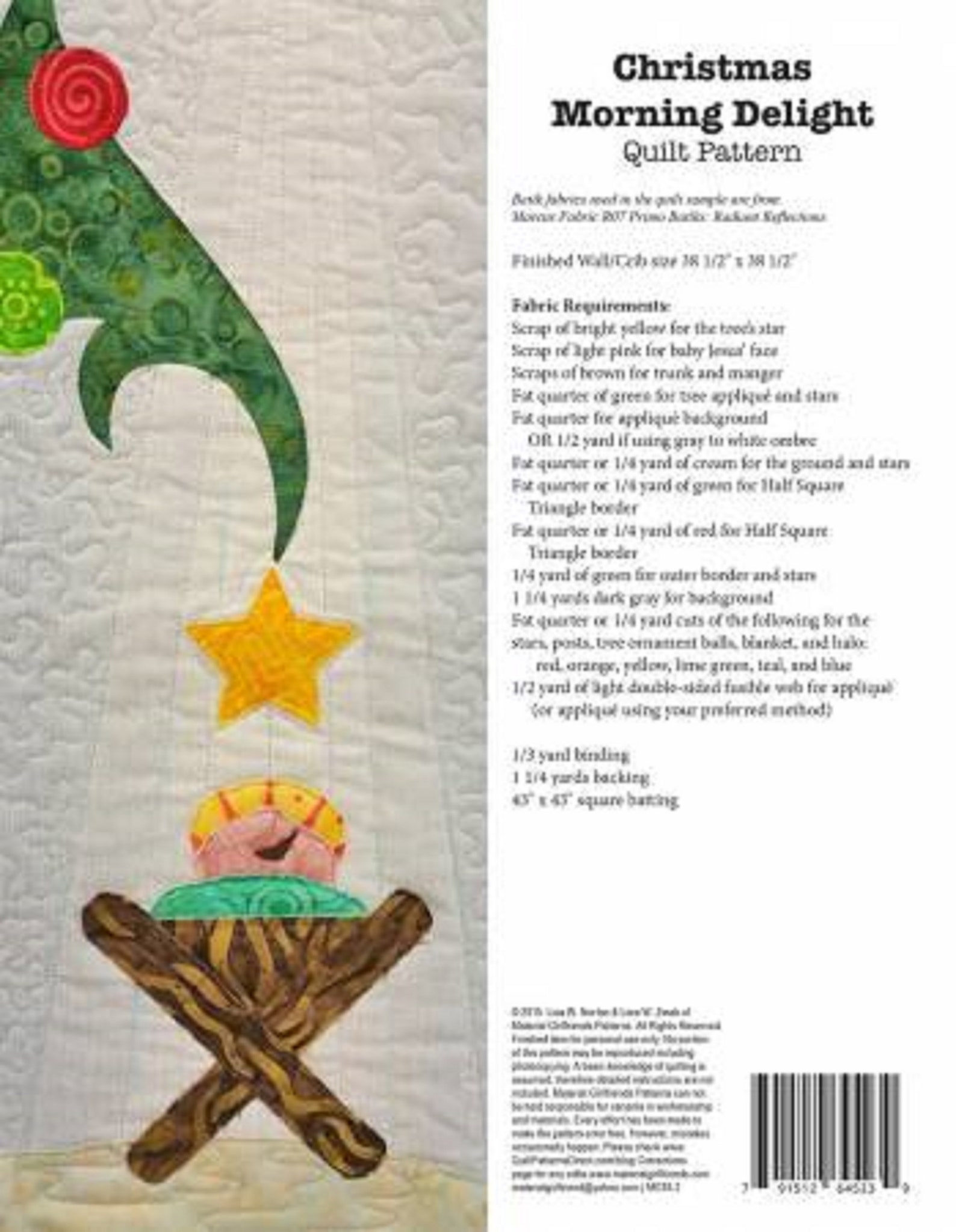 Christmas Morning Delight Quilt Pattern by Material Etsy