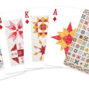 Harriets Journey Playing Cards, Super Cute Quilt Block Themed Cards, Gifts for Her