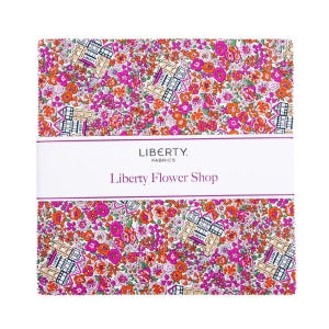 Riley Blake - Flower Shop 10" Stacker by Liberty Fabrics 42 pcs - Bright and pastel traditional floral fabric