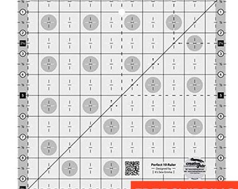 Creative Grids Perfect 10 Ruler CGRPERF10 - Etsy