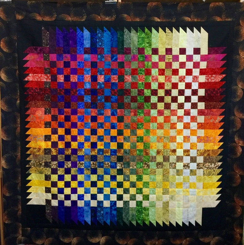 Over & Down Under Quilt Pattern by Bonnie Sullivan From All Etsy