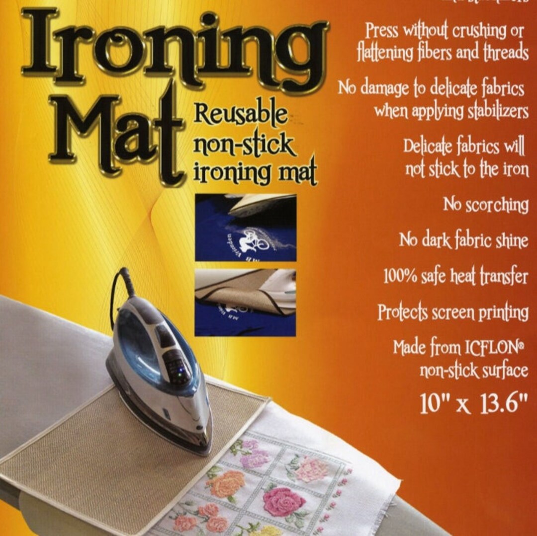 Reusable Non Stick Ironing Mat 10in X 13.6 Inch Pressing Heat Transfer