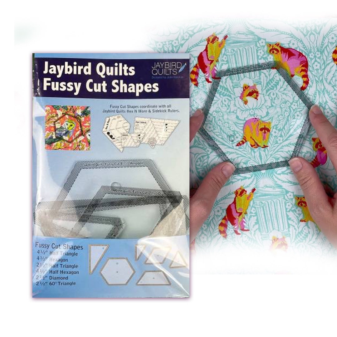 Jaybird Quilts Fussy Cut Shapes Six Acrylic Templates Etsy