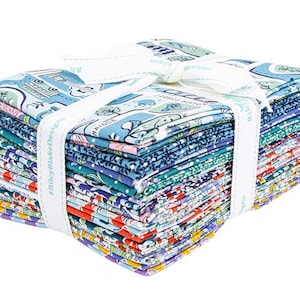Riley Blake - London Bouquet Fat Quarter Bundle by Liberty Fabrics 15 pcs - London inspired floral fabric