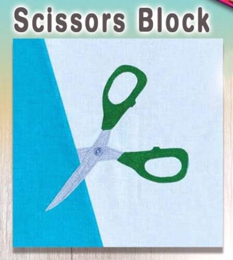Scissors Digital Download Pattern for Sew Many Notions W/ Quilt in a ...