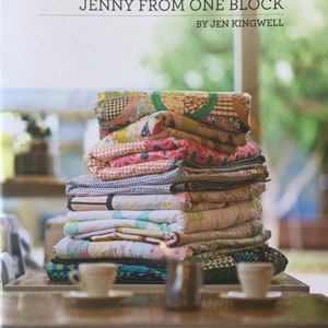 Jenny from One Block Jen Kingwell Designs Pattern Booklet, Several Modern Quilt Pattern,