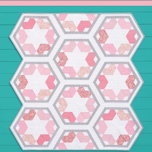 Heart Cookies Quilt Pattern by Krista Moser - 2 sizes included