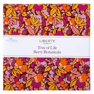 Liberty Tree of Life Berry Botanicals 10&quot; Stacker from Riley Blake Designs 42 pcs