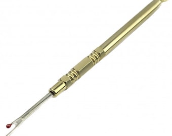 Brass Seam Ripper by Quilt in a Day is Eleanor&#39;s Favorite Tool, Keep Your Fingers Safe, Safety Cap Included, Includes Plastic Case