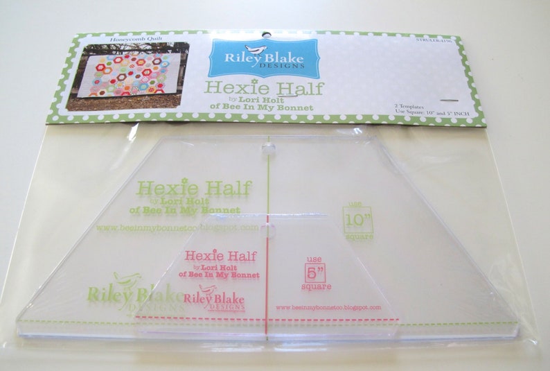 Lori Holt Half Hexie Ruler Set is the Best for Making Hexagon Etsy