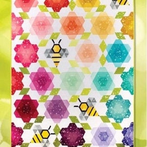 Bumblebee Blossoms Quilt Pattern by Krista Moser, 8414BB