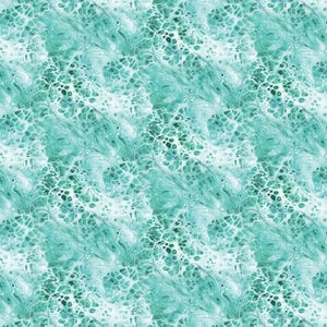 Ocean - Jade - Under the Sea by Skyline Studio by BENARTEX, fabric sold by the quarter yard, choose your cut