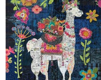 Indie...The Llama Collage Pattern by Laura Heine