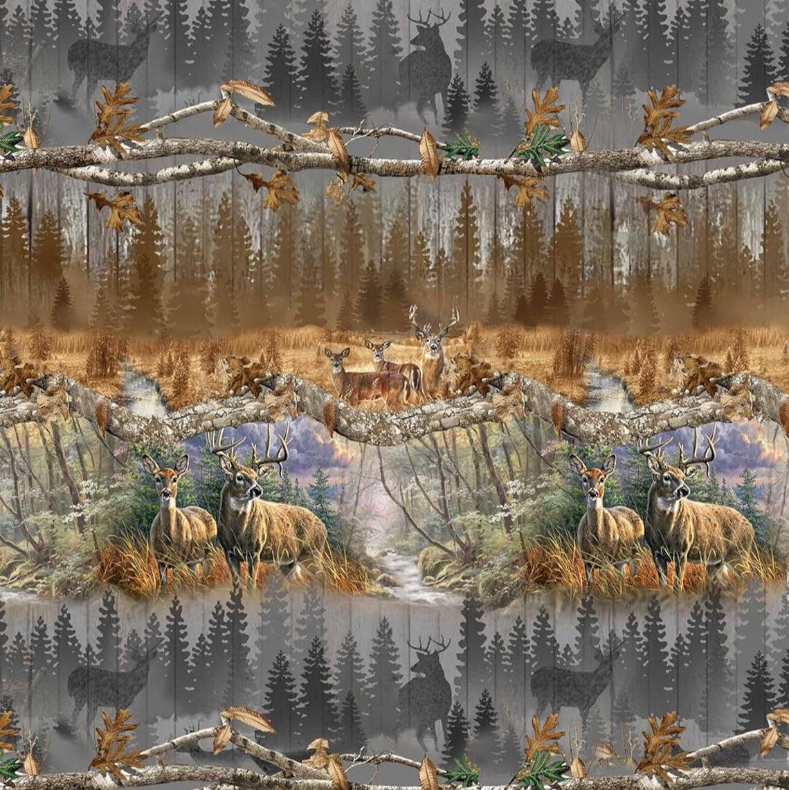 Realtree Extra Pattern Realtree Stripe - Realtree Plank by Print Concepts, Cotton Fabric Sold ...