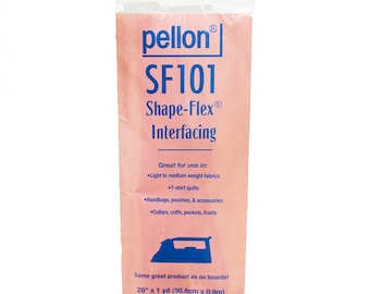 Pellon Shape Flex 15 inches x 2 yards - Pellon SF101 All purpose lightweight woven fusible interfacing