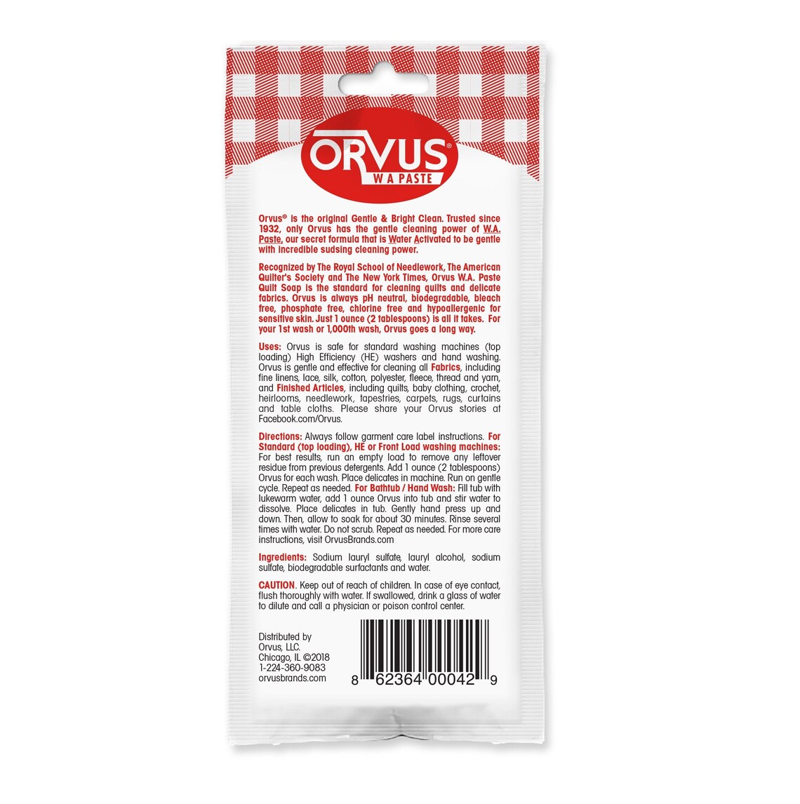 Orvus W.A. Paste Quilt Soap 1 Oz Quilt Soap Etsy