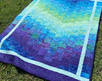 Color Wheel Quilt: Eleanor Burns Signature Pattern by Quilt In A Day, Colorful Strip Quilt, Ombre Quilt Pattern, Patty Knoechel,