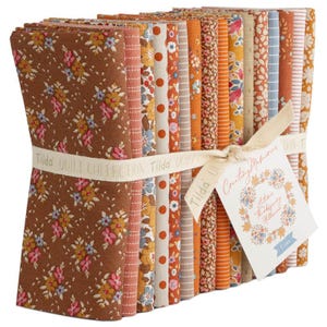 Tilda - Creating Memories: Autumn Fat Quarter Bundle 16 Fabrics 20x22&quot; - Cottons and Wovens