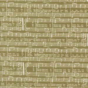 Berry and Pine by Lella Boutique for Moda Fabrics - O Christmas Tree - Sage, sold by the quarter yard, choose your cut