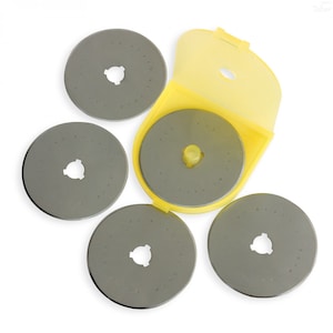 Olfa 60mm Replacement Rotary Blades - 5 pack and 1 Pack Sold Separately - Cuts up to 6 layers of fabric